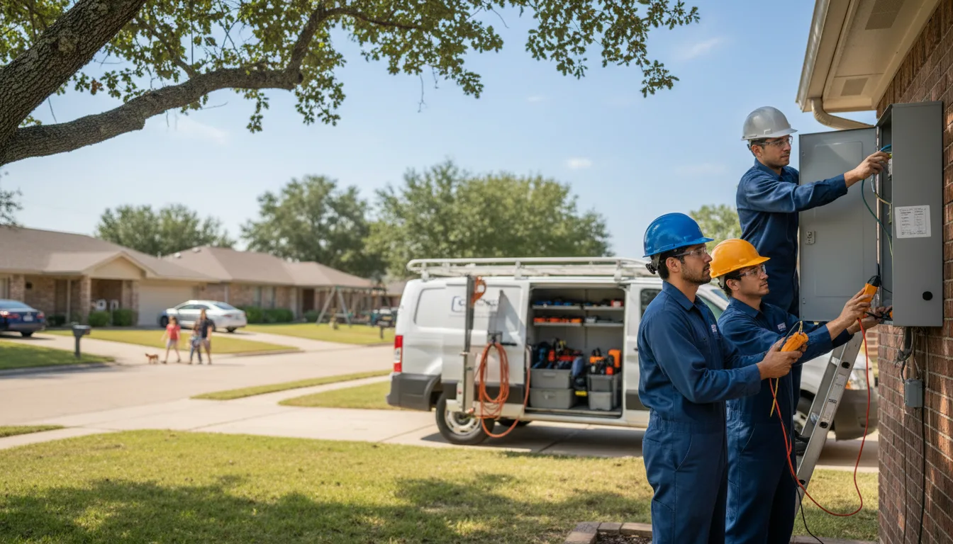 Certified electrician providing emergency electrical services in Mountain Brook, AL